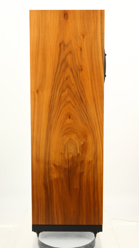 Left side view of a used Spendor A7 Floorstanding Speaker in a walnut finish