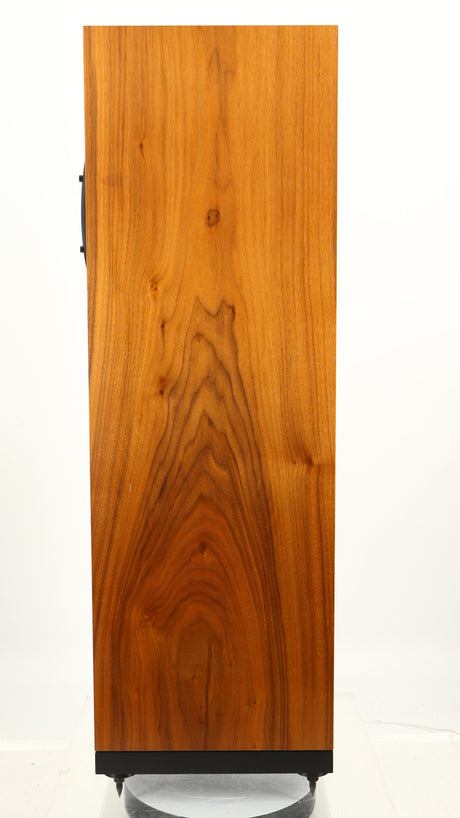 Right side view of a used Spendor A7 Floorstanding Speaker in a walnut finish