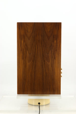 Side view of an ex-demo Spendor Classic 100 Standmount Speaker in Walnut finish