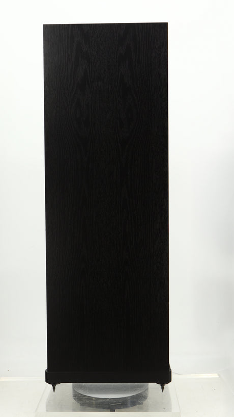 Right side view of a used Spendor D9.2 Floorstanding Speaker in a black oak finish