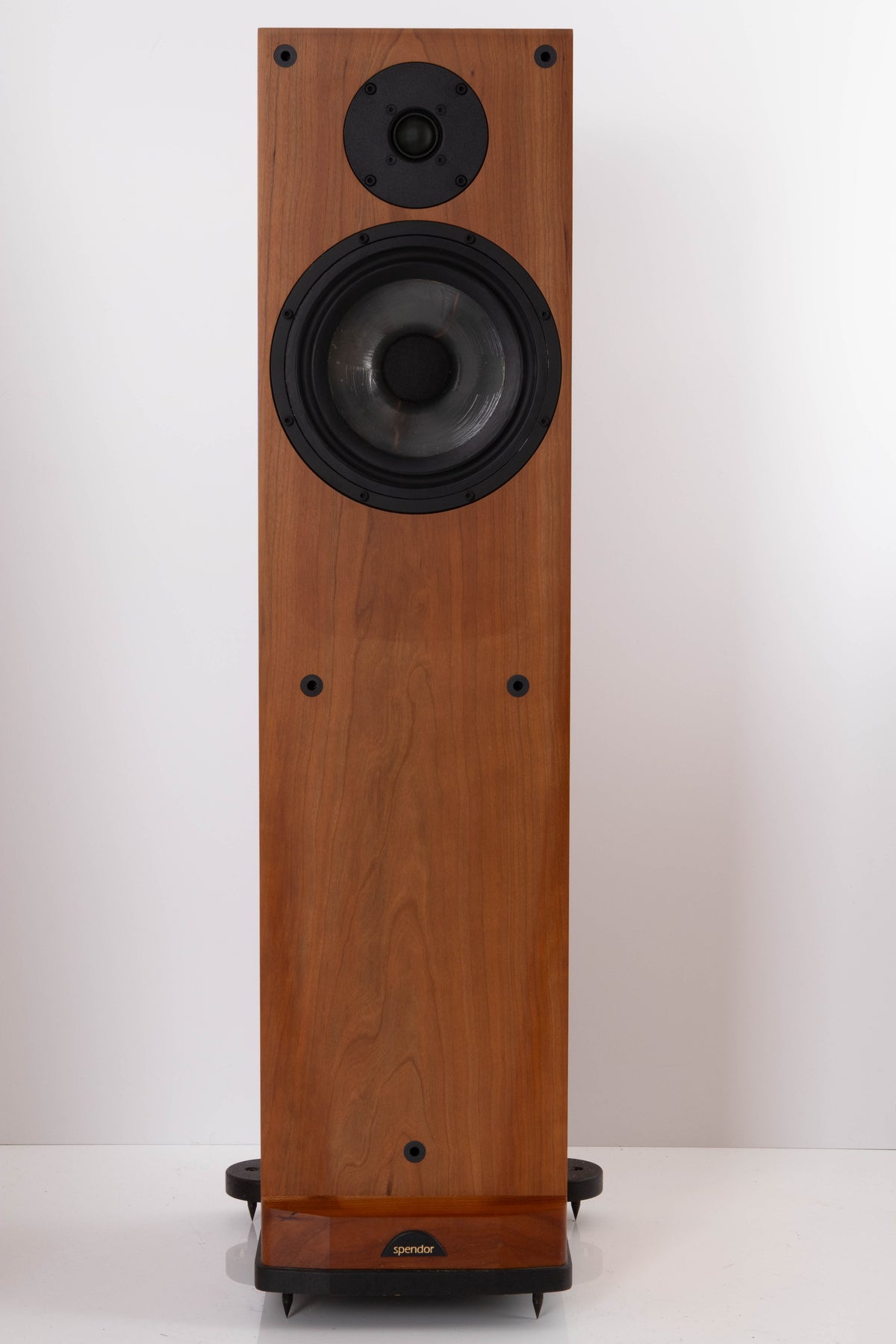 Front view of a used Spendor S8 Floorstanding Speaker in Cherry