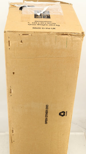 Box for a used Spendor S8e Floorstanding Speaker in a cherry finish