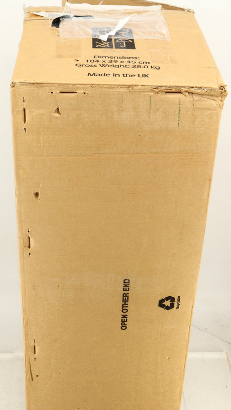 Box for a used Spendor S8e Floorstanding Speaker in a cherry finish