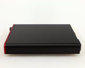 Right side view of a used SPL Phonitor SE Headphone Amplifier in a red finish