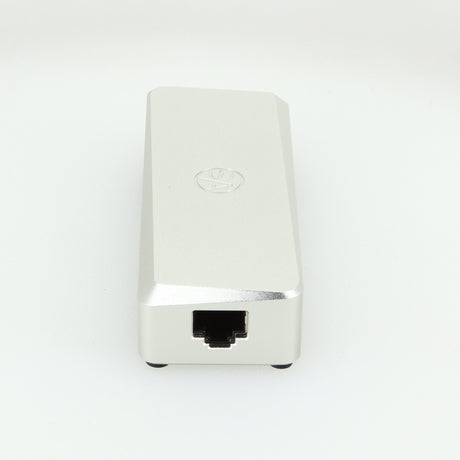 Right side view of a used Stack Audio SmoothLAN Network Filter in a silver finish