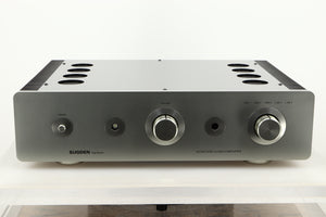 Front view of a used Sugden A21 SE Signature Integrated Amplifier in Titanium finish