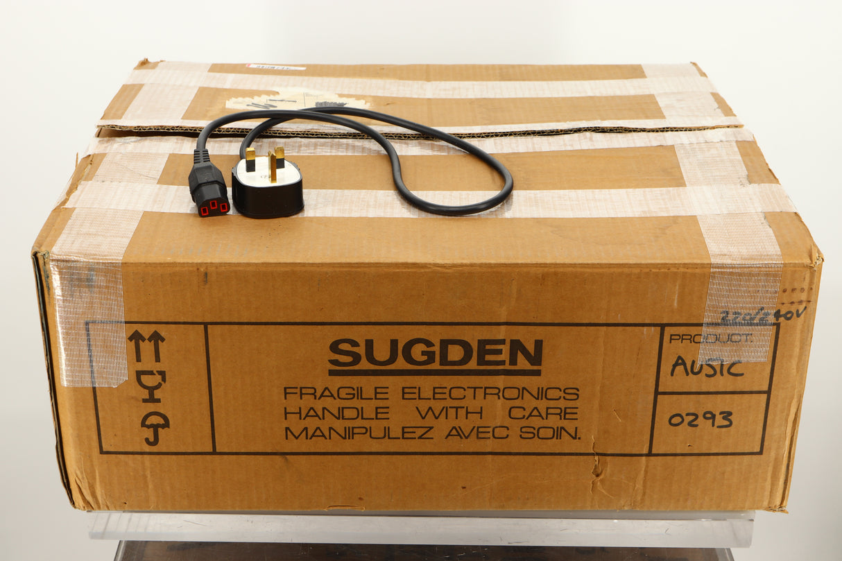 Box of a used Sugden AU-51 Pre Amplifier in Black finish