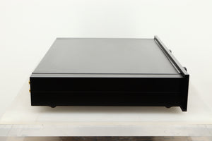 Side view of a used Sugden AU-51 Pre Amplifier in Black finish