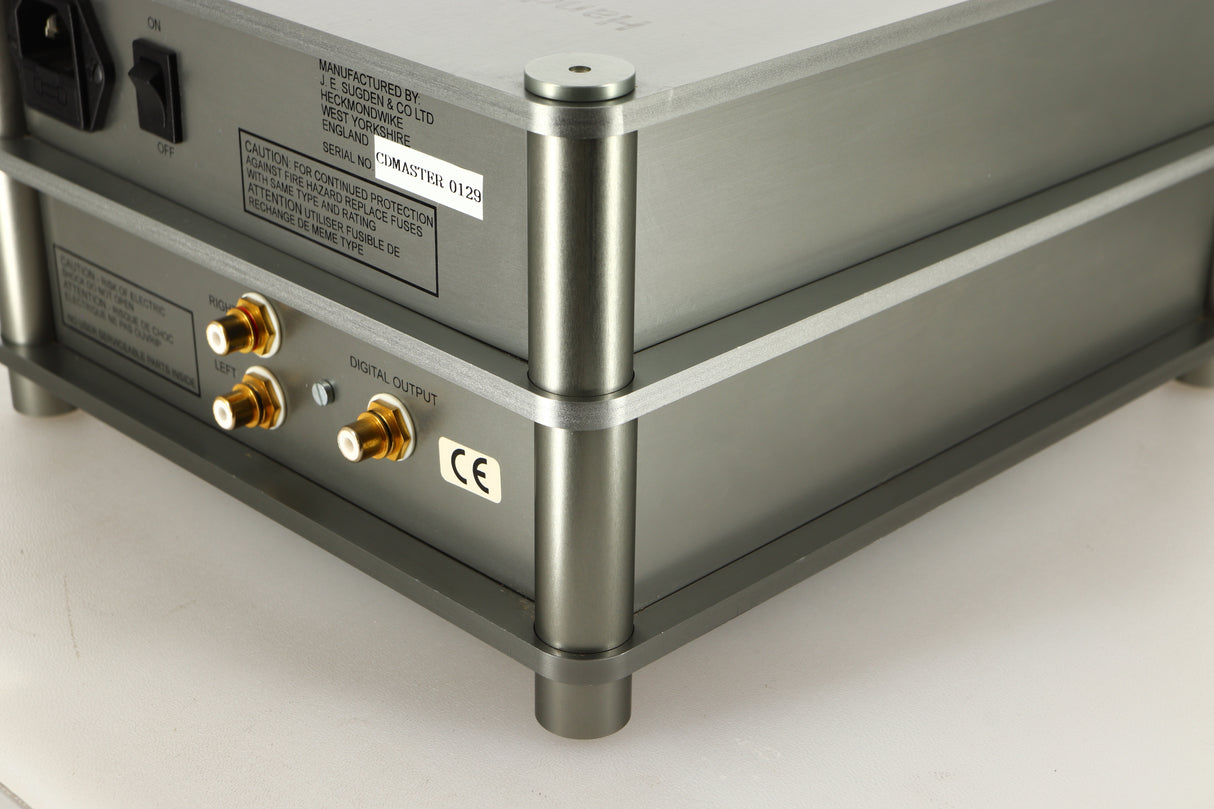 Rear right corner view of a used Sugden Bijou CDMaster CD Player