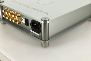 Rear right corner view of a used Sugden Bijou Headmaster Headphone / Pre Amplifier