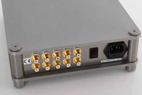 Close up view of a used Sugden Headmaster Class A Headphone / Pre Amplifier
