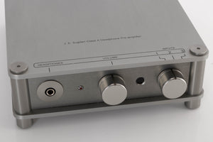 Close up view of a used Sugden Headmaster Class A Headphone / Pre Amplifier