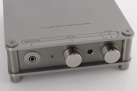 Close up view of a used Sugden Headmaster Class A Headphone / Pre Amplifier