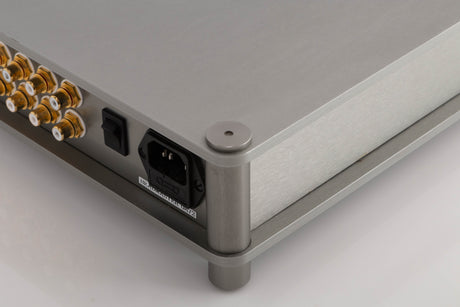 Rear right corner view of a used Sugden Headmaster Class A Headphone / Pre Amplifier