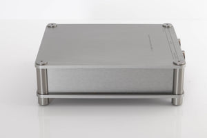 Side view of a used Sugden Headmaster Class A Headphone / Pre Amplifier
