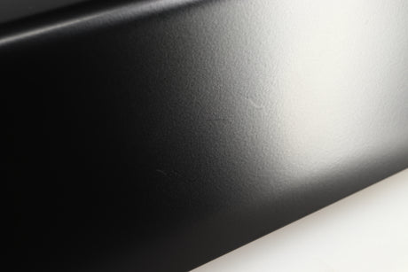 Close up of a used Sugden Masterclass ANV-50 Integrated Amplifier in a graphite finish showing few scratches on left side