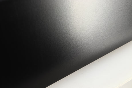 Close up of a used Sugden Masterclass ANV-50 Integrated Amplifier in a graphite finish showing scratch on right side