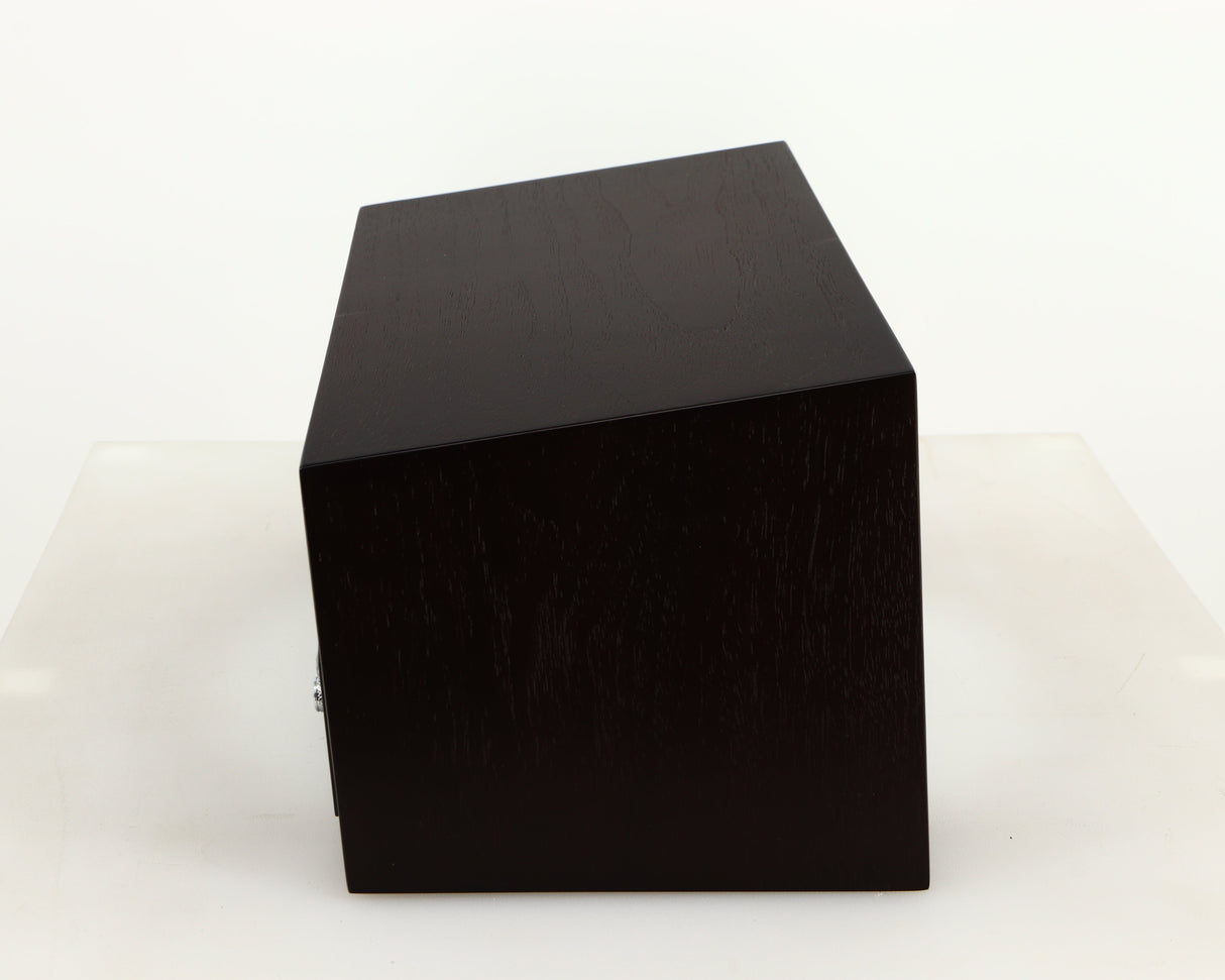 Left side view of a used Tannoy Revolution DC4LCR Centre Speaker in an espresso finish