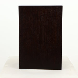 Left side view of a used Tannoy Revolution DC6SE Standmount Speaker in an espresso finish