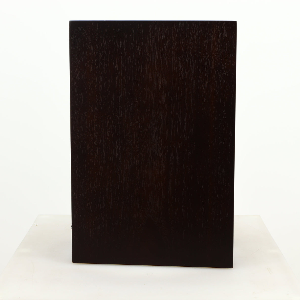 Left side view of a used Tannoy Revolution DC6SE Standmount Speaker in an espresso finish