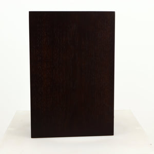 Right side view of a used Tannoy Revolution DC6SE Standmount Speaker in an espresso finish