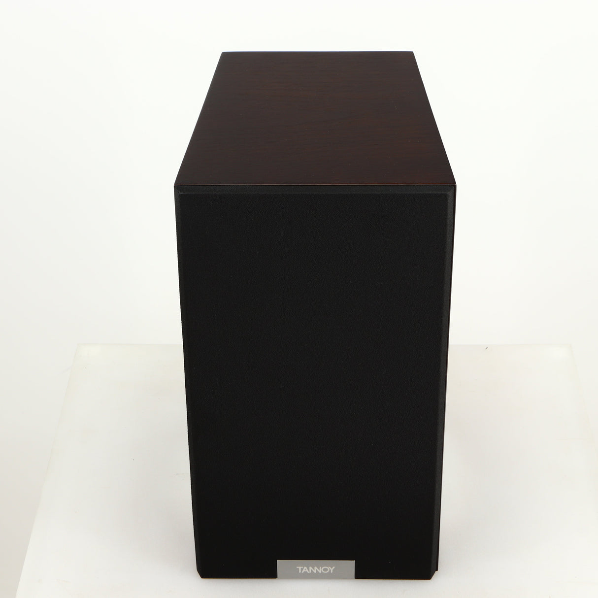 Top of a used Tannoy Revolution DC6SE Standmount Speaker in an espresso finish