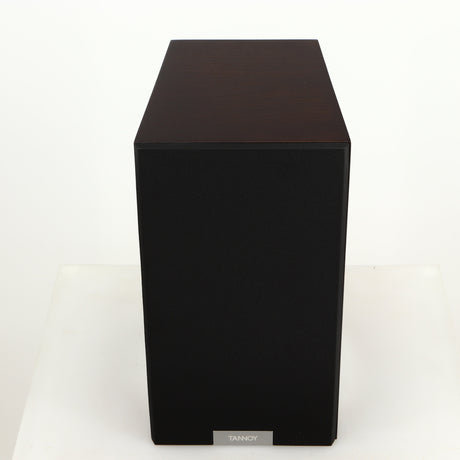 Top of a used Tannoy Revolution DC6SE Standmount Speaker in an espresso finish