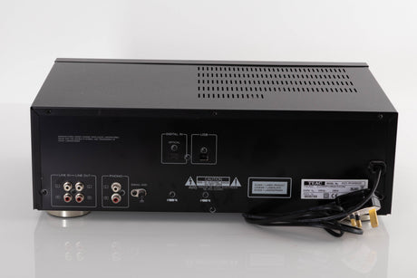 Rear view of a used TEAC AD-RW900 CD Cassette Recorder
