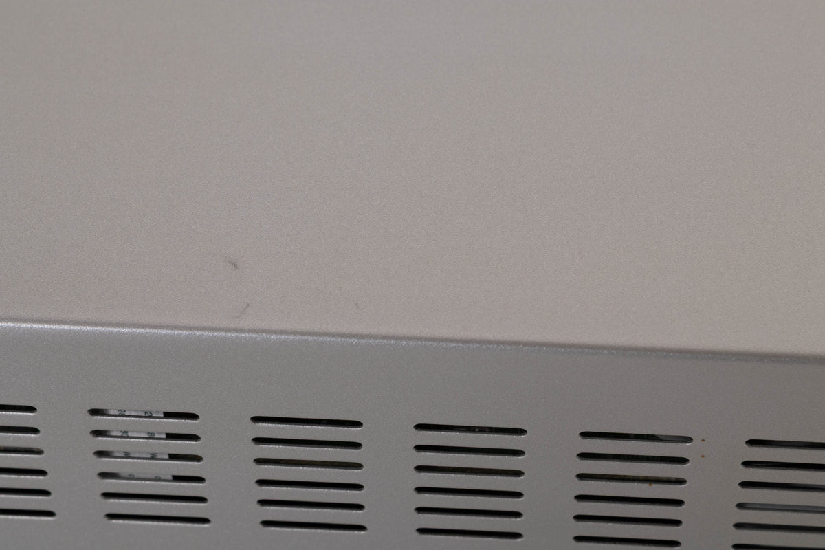 Close up view of a used TEAC CR-H255 CD Receiver in Silver