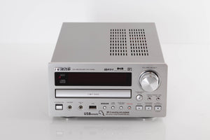 Front view of a used TEAC CR-H255 CD Receiver in Silver