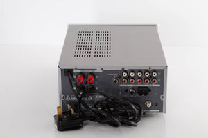 Rear view of a used TEAC CR-H255 CD Receiver in Silver