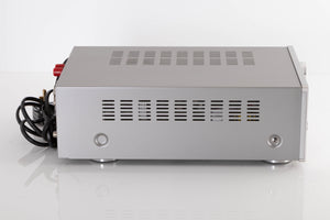 Side view of a used TEAC CR-H255 CD Receiver in Silver