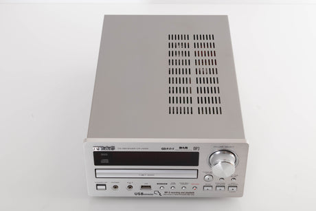 Top view of a used TEAC CR-H255 CD Receiver in Silver