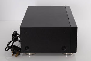 Left side view of a used TEAC V-1050 Cassette Deck in a Black finish