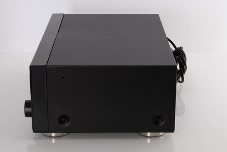 Right side view of a used TEAC V-1050 Cassette Deck in a Black finish