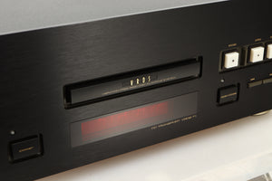 Close up view of used Teac VRDS-T1 CD Transport in Black finish 
