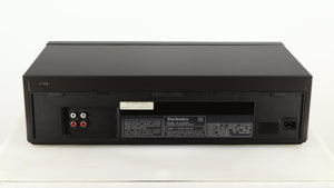 Rear view of a used Technics RS-B205 Cassette Deck showing Phono Inputs, Phono Outputs and Power Input
