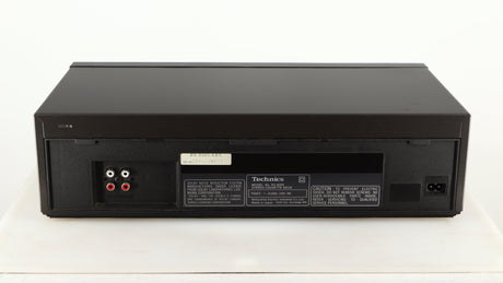 Rear view of a used Technics RS-B205 Cassette Deck showing Phono Inputs, Phono Outputs and Power Input