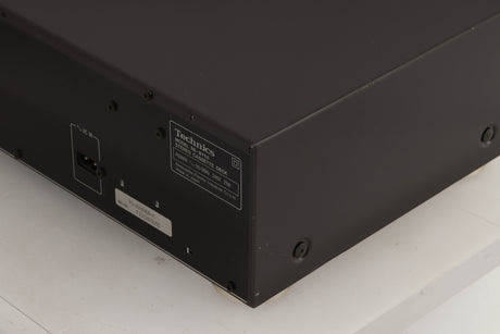 Rear right corner view of a used Technics RS-B765 3-Head Cassette Deck