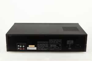 Rear view of a used Technics RS-B905 Cassette Deck showing Power Input, Phono Inputs and Phono Outputs