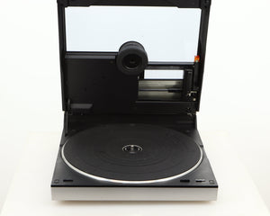 Front view of a used Technics SL-10 Turntable in a silver finish