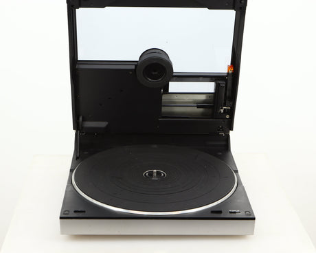 Front view of a used Technics SL-10 Turntable in a silver finish