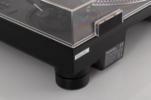Rear left corner view of a used Technics SL-1210 MK7 Turntable with AT-40ML Cartridge