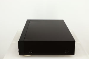 Right side view of a used Technics SL-PG390EB-K CD Player in a grey finish