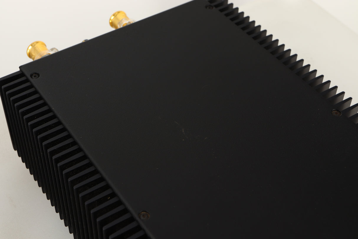 Close up view of a used Teddy Pardo ST-60 Power Amplifier 