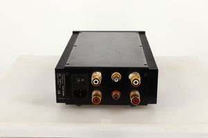 Rear view of a used Teddy Pardo ST-60 Power Amplifier 