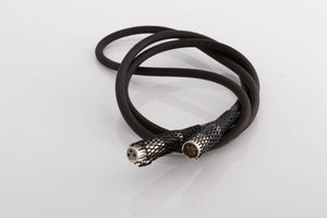 Side view of a used Tellurium Q Black Diamond XLR-XLR 2.0m Interconnect