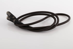 Side view of a used Tellurium Q Black Diamond XLR-XLR 2.0m Interconnect