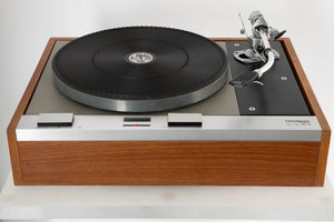 Top view of a used Thorens TD-125 MKII Turntable with SME 3009 Tonearm