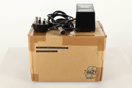 Box of a used Tom Evans Microgroove+ 0.2mv Phonostage with Power Supply